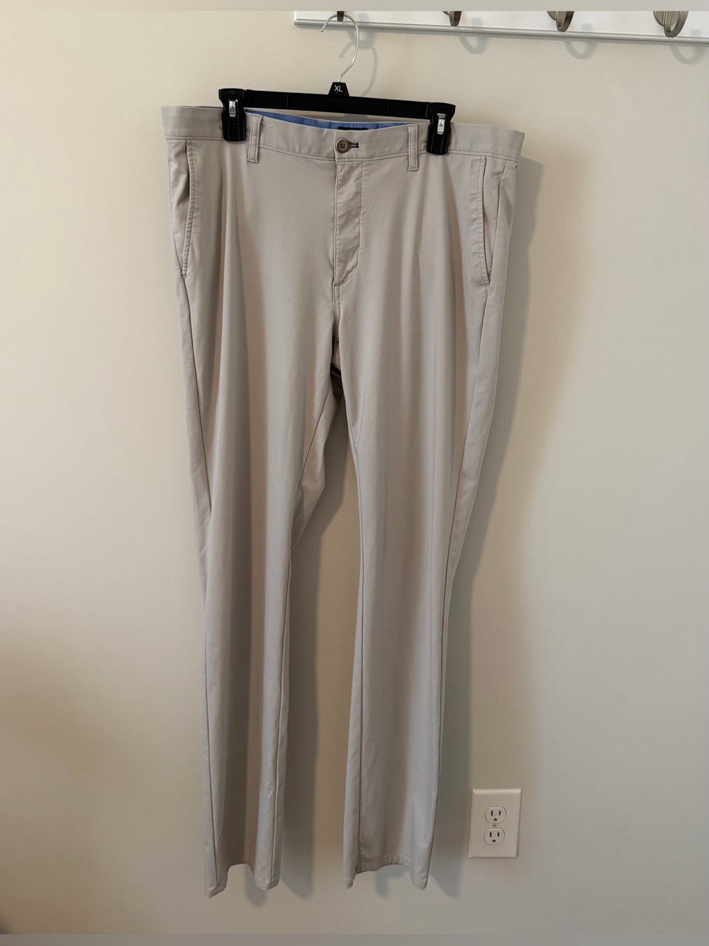 Johnnie O Jupiters Stretch Pant Performance Chino Seal Gray Size 35x34